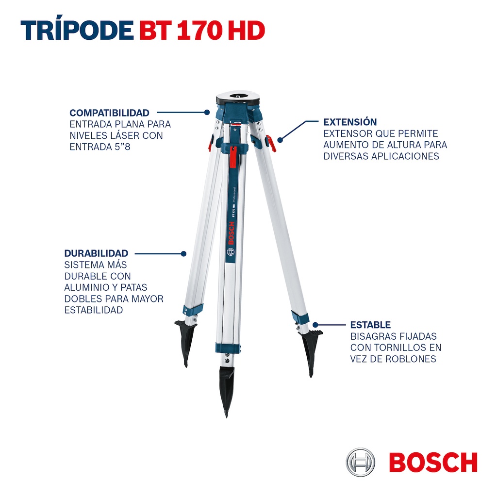 Trípode BT 170 HD Bosch Profesional