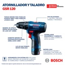 Taladro Atornillador Inalámbrico Bosch 12V GSR 120-LI con 1 Batería