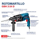 Rotomartillo Bosch GBH 2-24 D