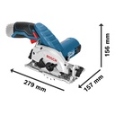 Sierra Circular inalámbrica Bosch GKS 12V-26 12V