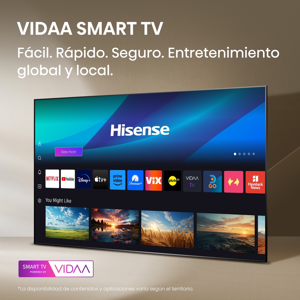 Smart TV Hisense 43" Serie A4Q