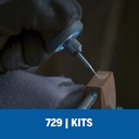 Kit de accesorios de Minitorno Dremel 11 Piezas (Modelo 729)