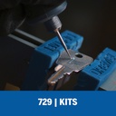 Kit de accesorios de Minitorno Dremel 11 Piezas (Modelo 729)