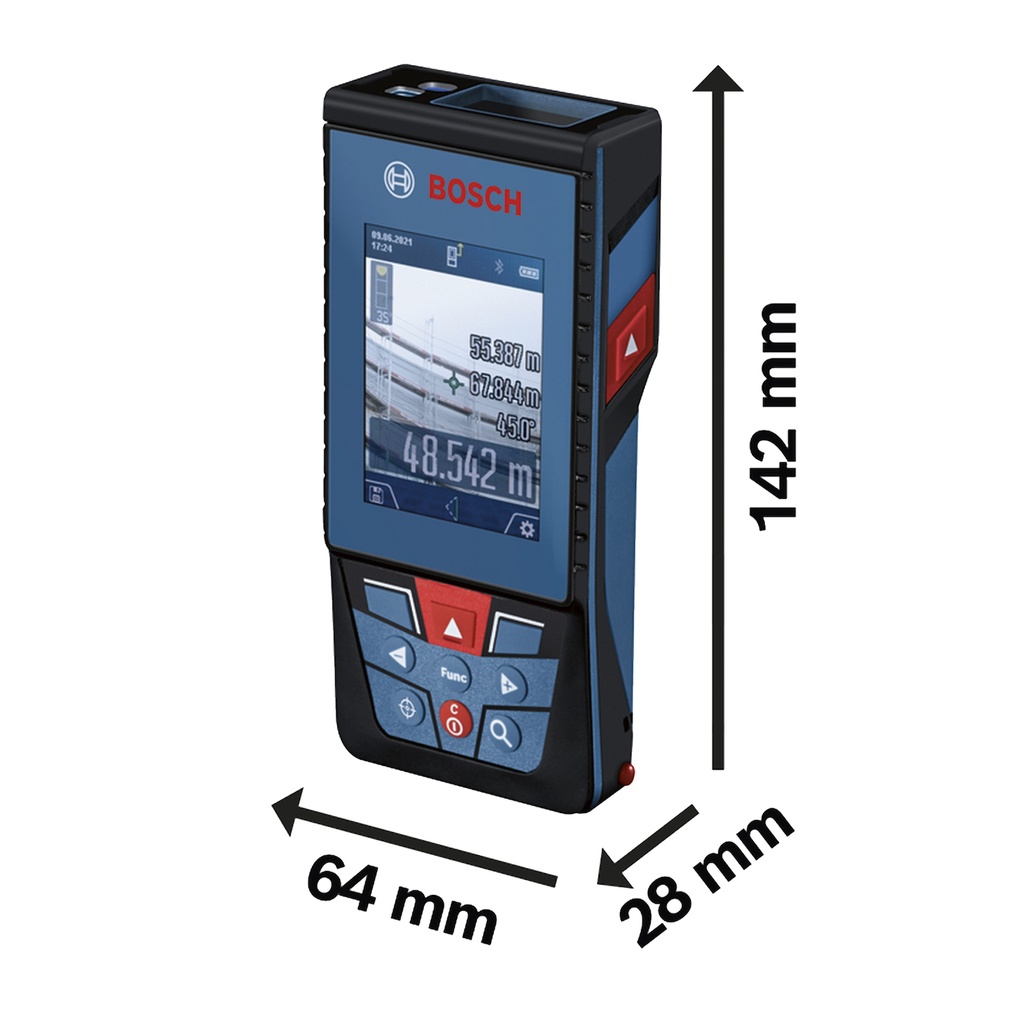 Medidor láser Bosch GLM 100-25 C alcance 100m con Bluetooth