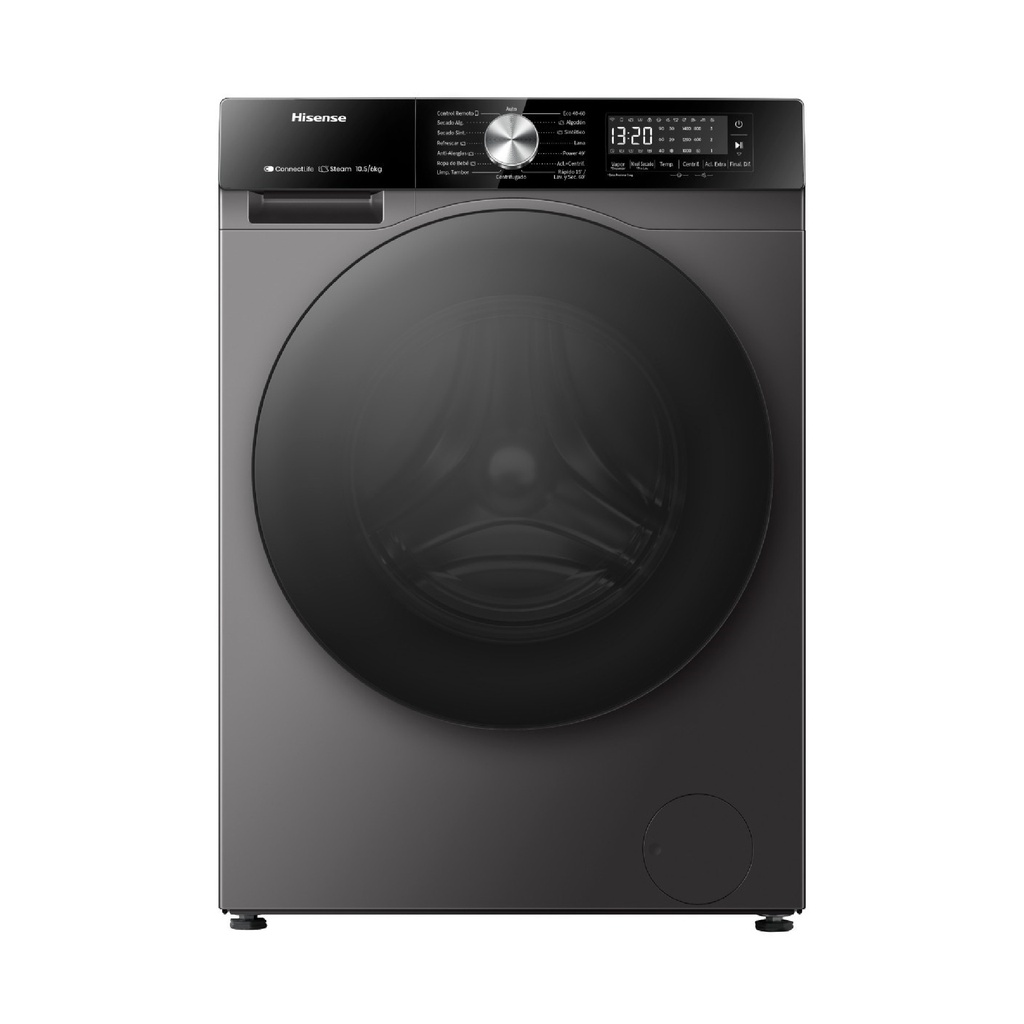 Lavasecarropas Hisense  Serie 3S 10.5/6KG Titanium
