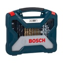 Set Puntas y Brocas en Titanio Bosch X-Line 50 unidades