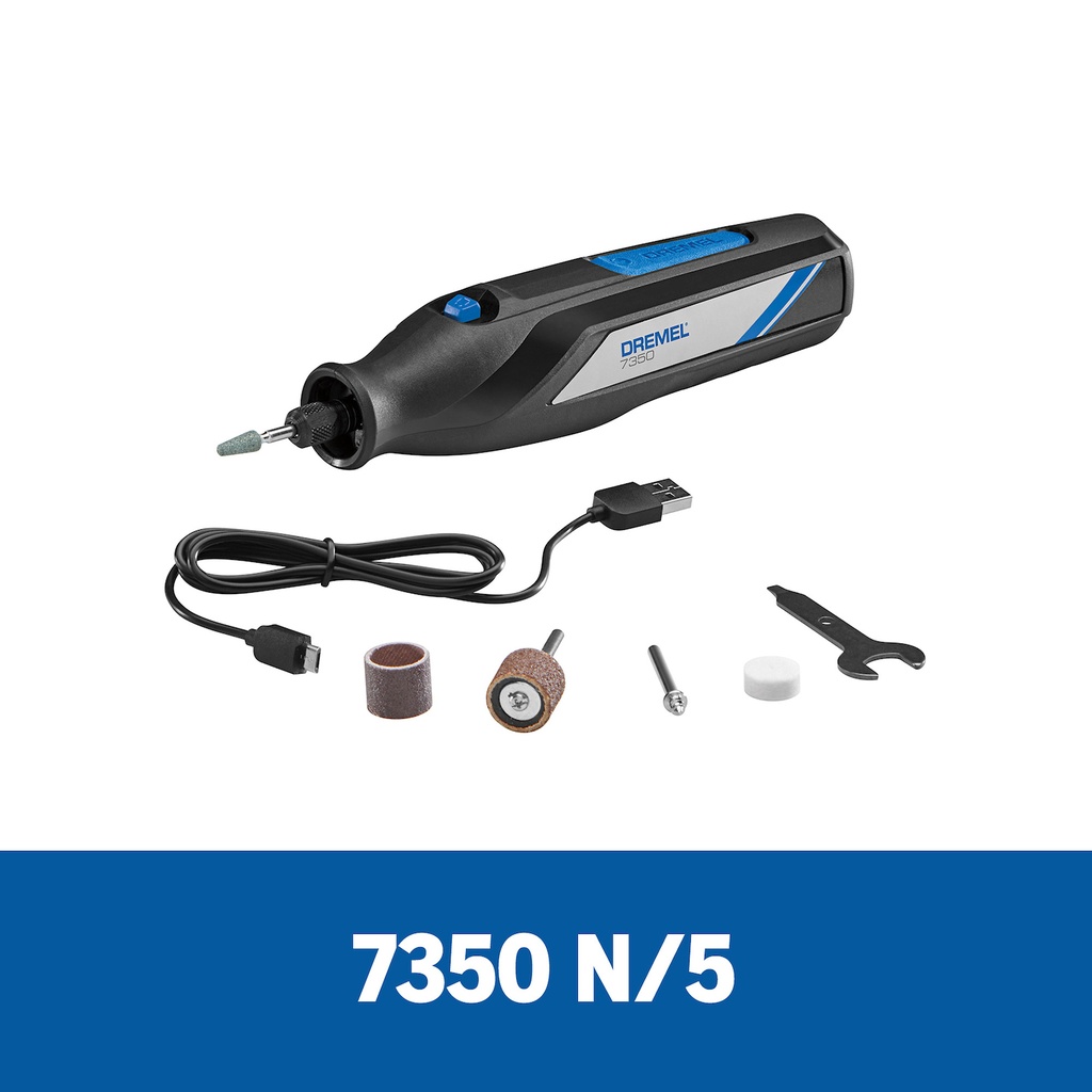 Minitorno Dremel 7350 con 5 accesorios