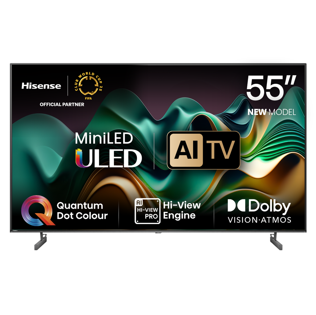 Smart TV Hisense 55" Mini-Led con Google TV Serie U6N