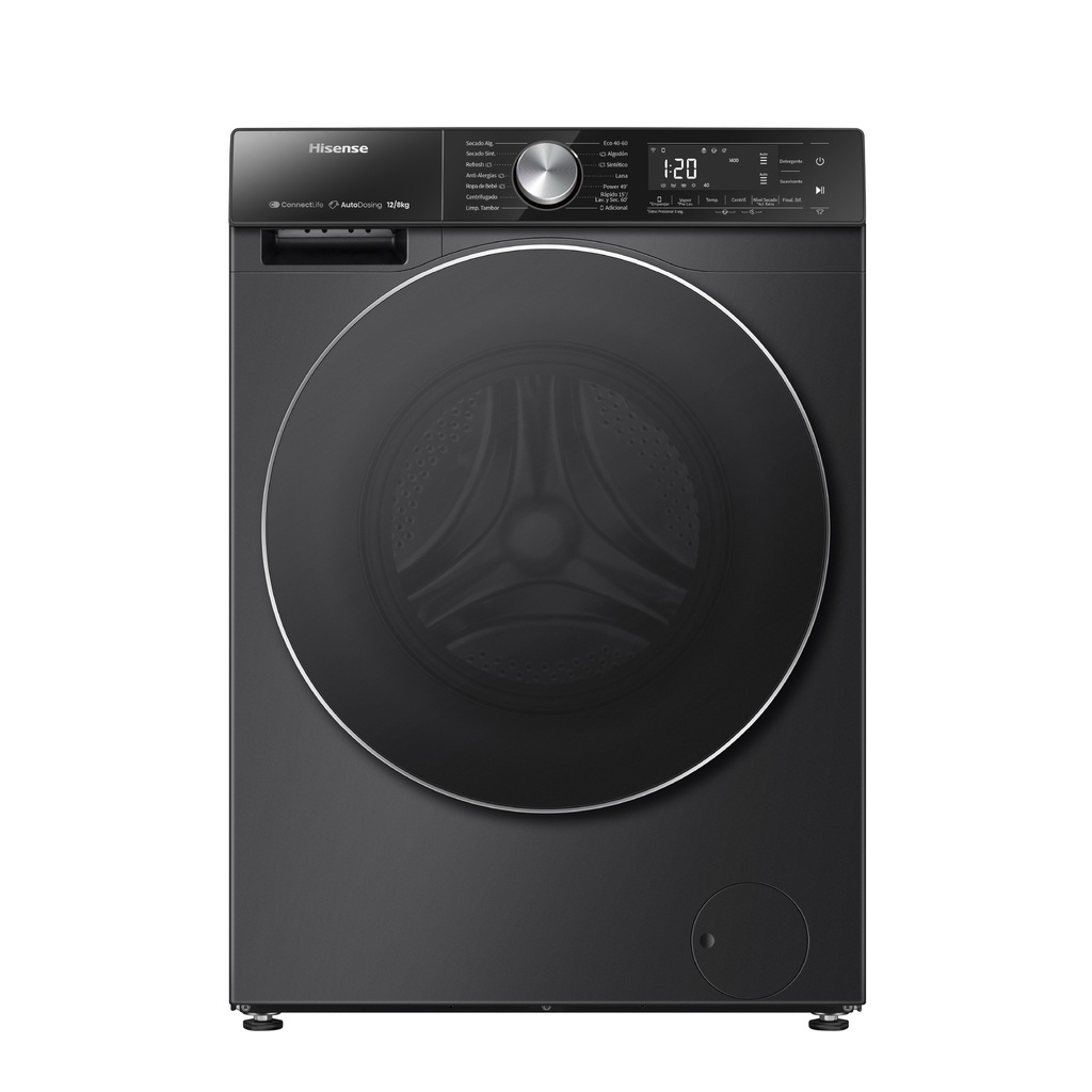 Lavasecarropa Hisense Smart Wi-Fi Serie 5S 12/8KG