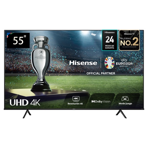 [55A6H] Smart TV Hisense 55" Serie A6H UHD 4K 