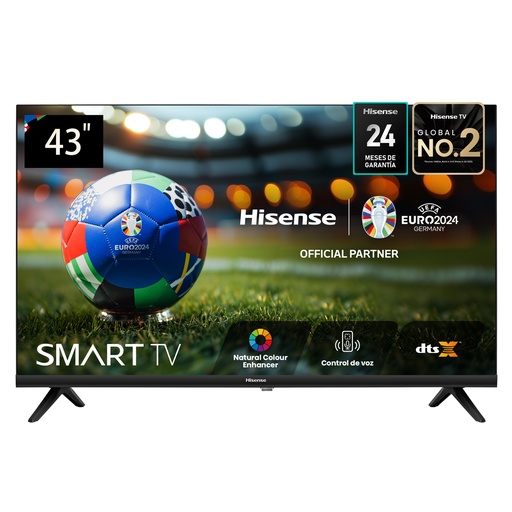 [MX-43A4H] MX-Smart TV Hisense 43" Serie A4H FullHD