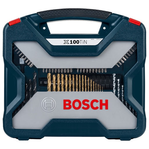 [2607017397] Set Puntas y Brocas en Titanio Bosch X-Line 100 unidades