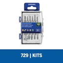 Kit de accesorios de Minitorno Dremel 11 Piezas (Modelo 729)