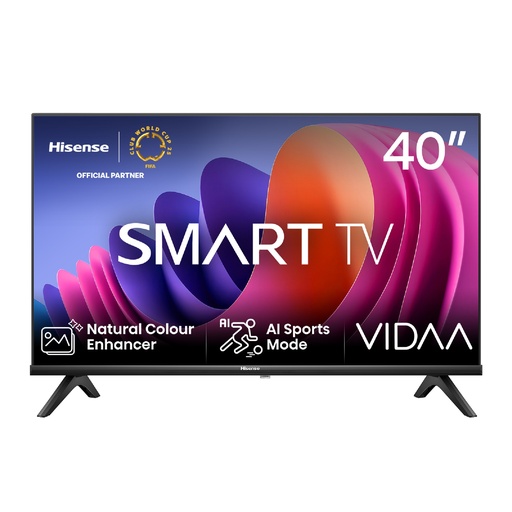 [40A4K] Smart TV Hisense 40" Serie A4K